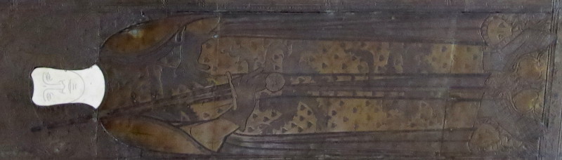 Denmark Ringsted - St Bendt Eric VI 1319 and wife queen Ingeborg of Sweden 1319